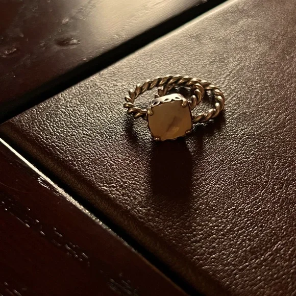 Pandora Mother of Pearl Ring & Band - Picture 3 of 8